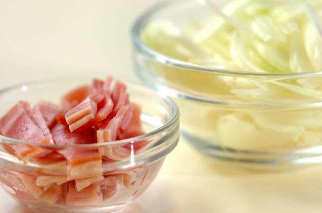 キムチチーズグラタンの作り方の手順2