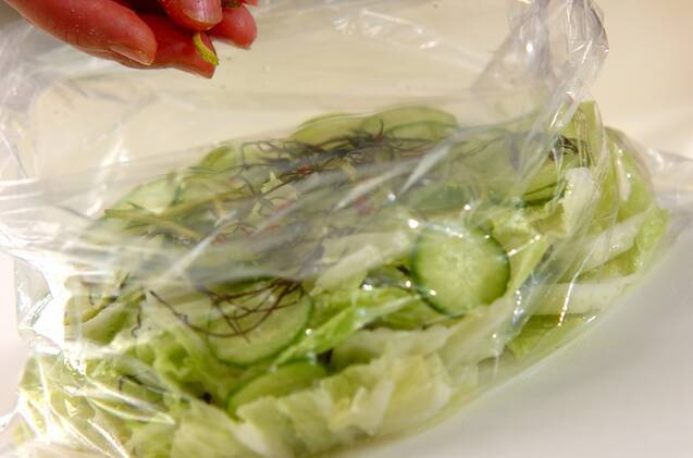 白菜のお漬け物の作り方の手順4