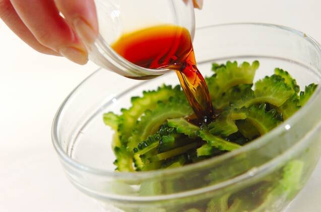 ゴーヤのポン酢和えの作り方の手順2