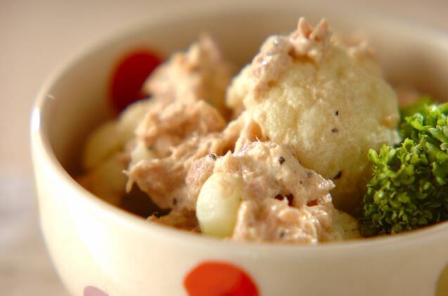 カリフラワーのツナマヨサラダ