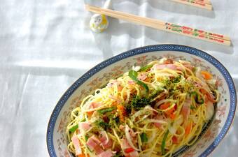 簡単！　袋で塩焼きそば