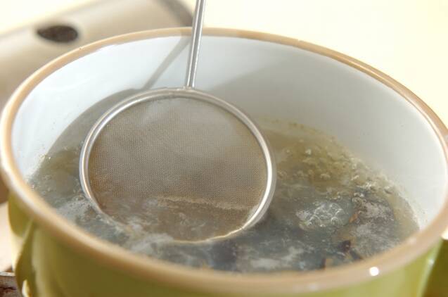 シジミのみそ汁の作り方の手順2