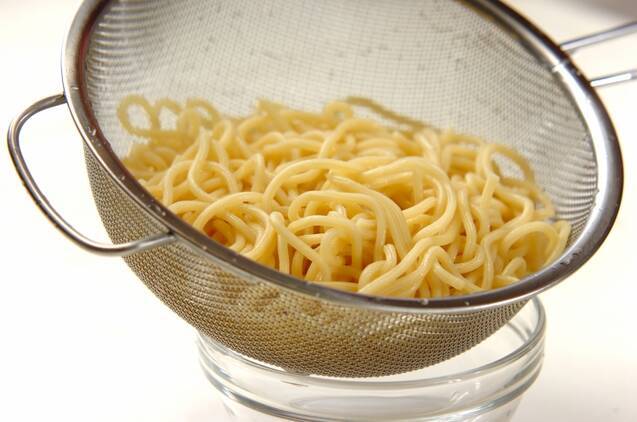 豚バラつけ麺の作り方の手順4