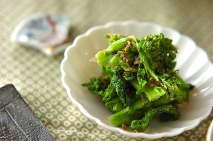 菜の花のおひたし