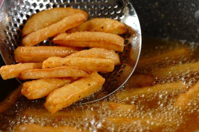 スパイシー揚げ大根の作り方の手順4
