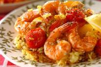 フライパンでふっくらパエリア