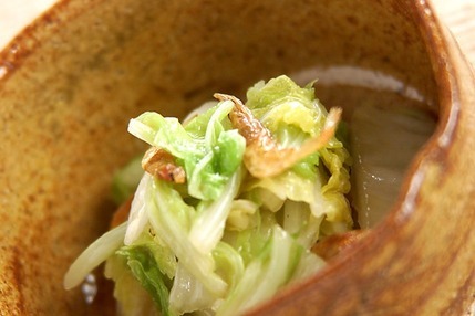 白菜の簡単おひたし