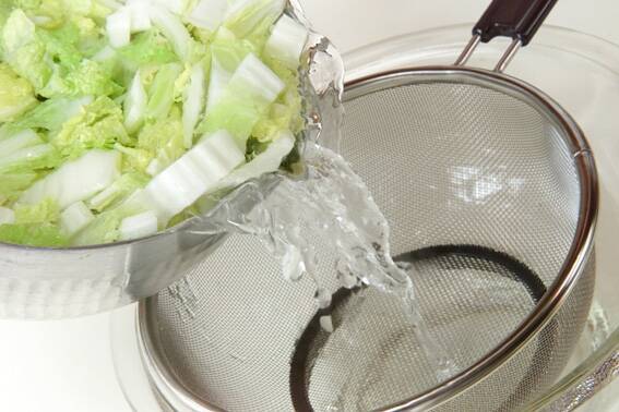 白菜の簡単おひたしの作り方の手順1