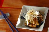 ザーサイと白ネギの前菜