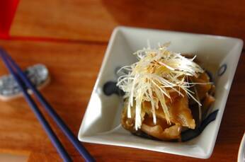 ザーサイと白ネギの前菜