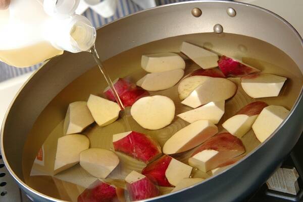 鶏の唐揚げ＋大学芋の作り方の手順5