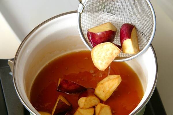 鶏の唐揚げ＋大学芋の作り方の手順7