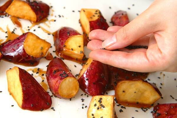 鶏の唐揚げ＋大学芋の作り方の手順8