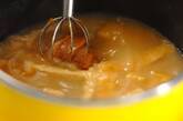 ユリネと油揚げのみそ汁の作り方3