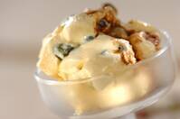 甘納豆とバルサミコ酢のバニラアイス