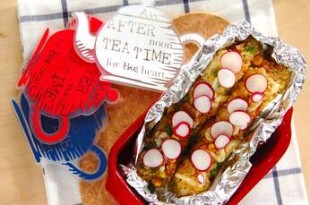 カラフル野菜のカレースティックおにぎり