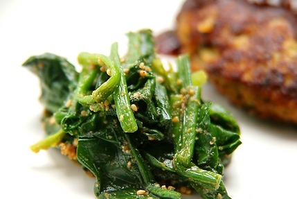 ほうれん草のゴマ和え