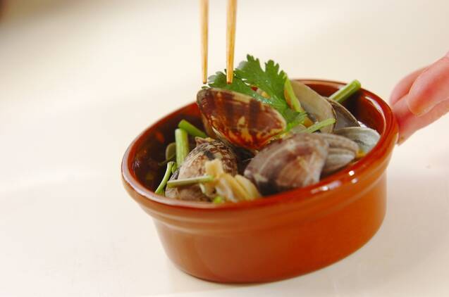 アサリのレンジ蒸しの作り方の手順4