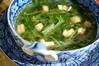 水菜の中華スープの作り方の手順