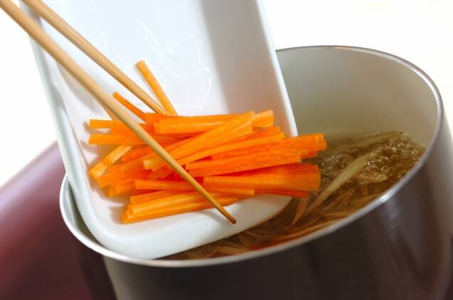 ゴボウのゴママヨサラダの作り方の手順2