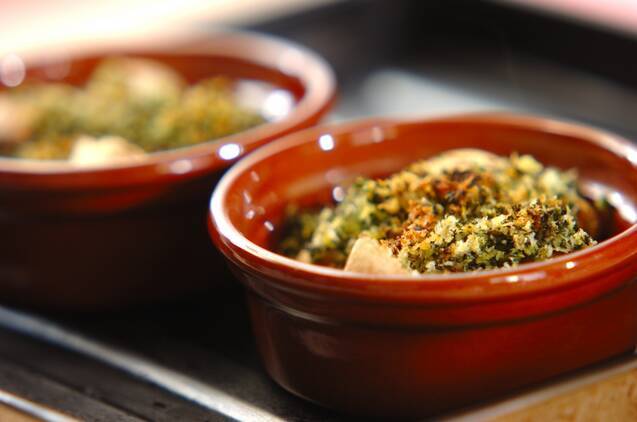 マッシュルームのパン粉焼きの作り方の手順3