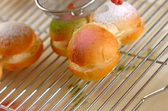 ひなまつりの春色パンの作り方の手順9