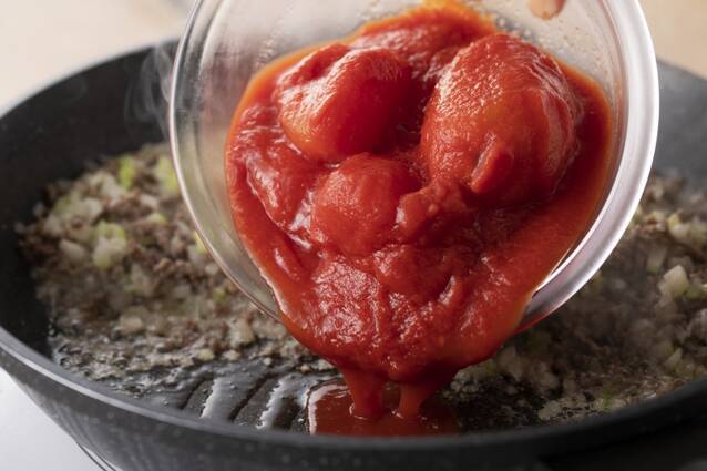 チーズたっぷりミートソースラザニアの作り方の手順4