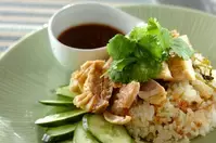 カオマンガイ風鶏の炊き込みご飯