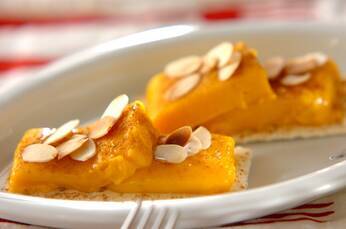 カボチャのカスタードケーキ