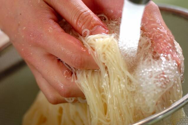 星がかわいい！七夕の日のそうめんの作り方の手順6