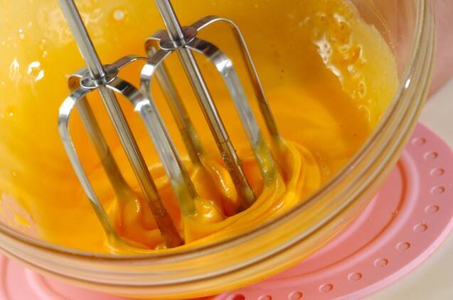 はちみつレモンのシフォンケーキの作り方の手順4