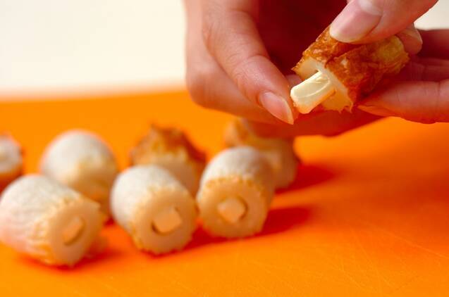 プロの味！サクサクちくわの磯辺揚げ チーズ入り by山下 和美さんの作り方の手順1