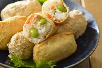 レンジで簡単いなり寿司