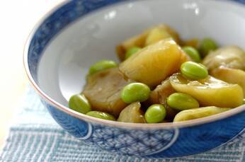 ナスと枝豆のひすい煮