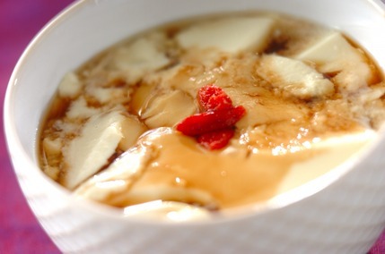 温かい豆腐花（トウファ）