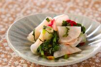 カブの梅肉和え