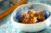 鶏レバーのショウガみそ煮