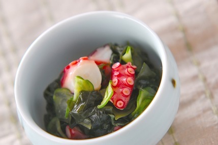 ワカメとタコの酢の物