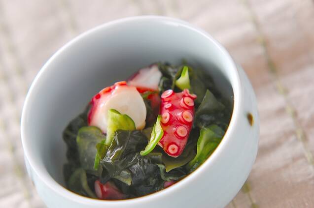 ワカメとタコの酢の物