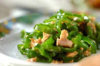 オイスターソースを活用 ピーマンとツナだけ by岡本 由香梨さん