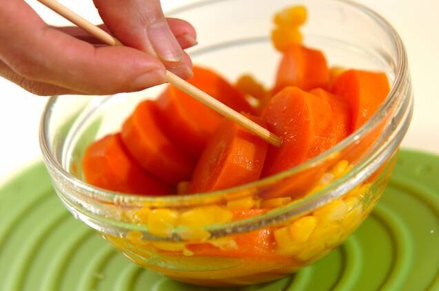 コーンキャロットの作り方の手順3
