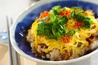 アナゴの蒸し寿司