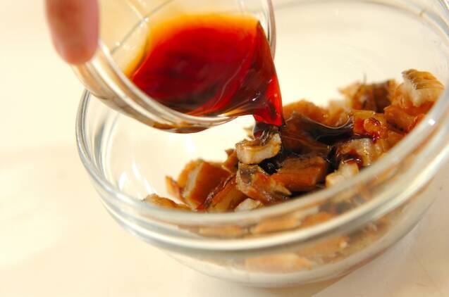 アナゴの蒸し寿司の作り方の手順2