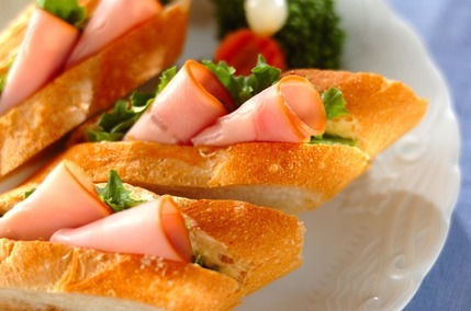 バゲット・ハム・サンド