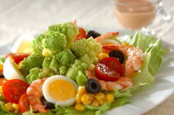 ロマネスコのサラダ