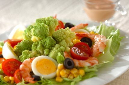 ロマネスコのサラダ