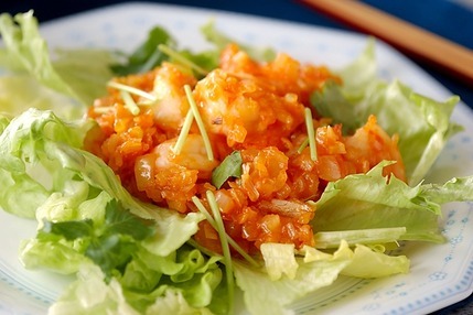 エビのチリソース炒め