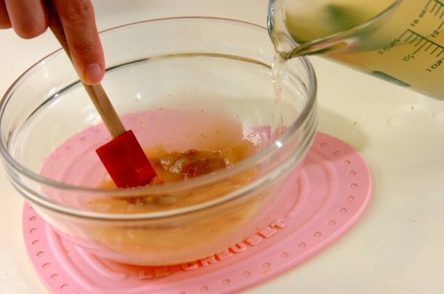 冷たいおみそ汁の作り方の手順3