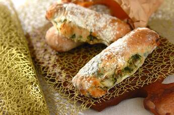 九条ネギのチャバタ