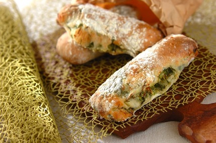 九条ネギのチャバタ
